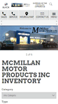 Mobile Screenshot of mcmillanmotorproducts.net